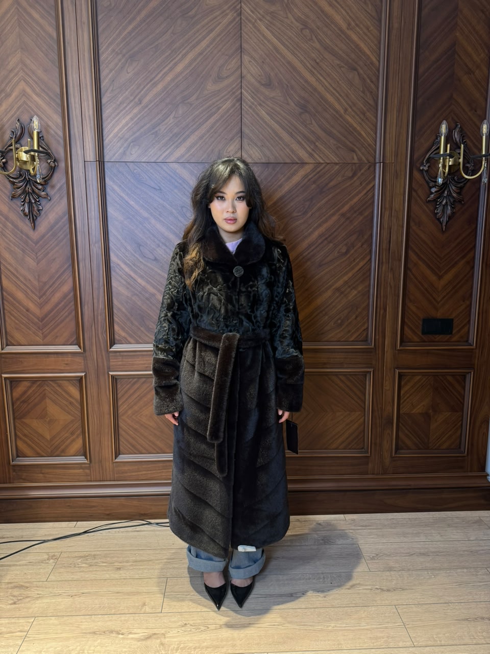 fur coat