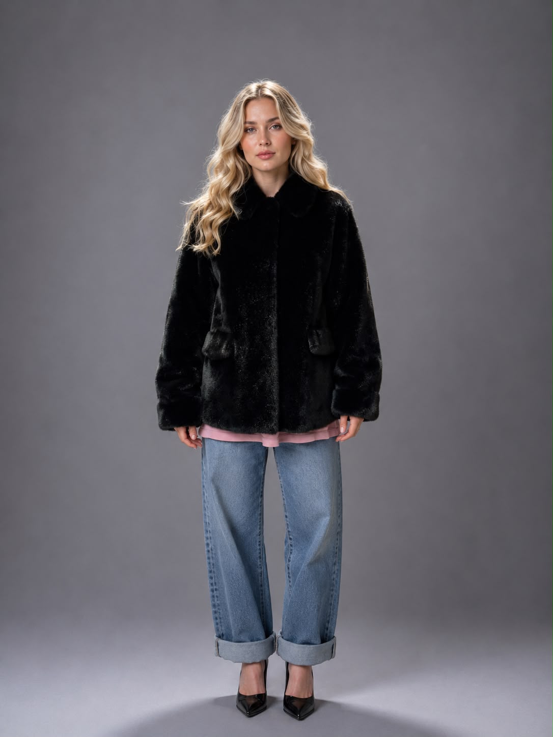 fur coat