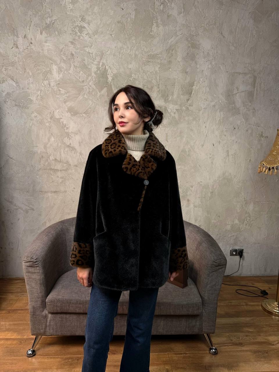 автоледи с леопардовыми вставками