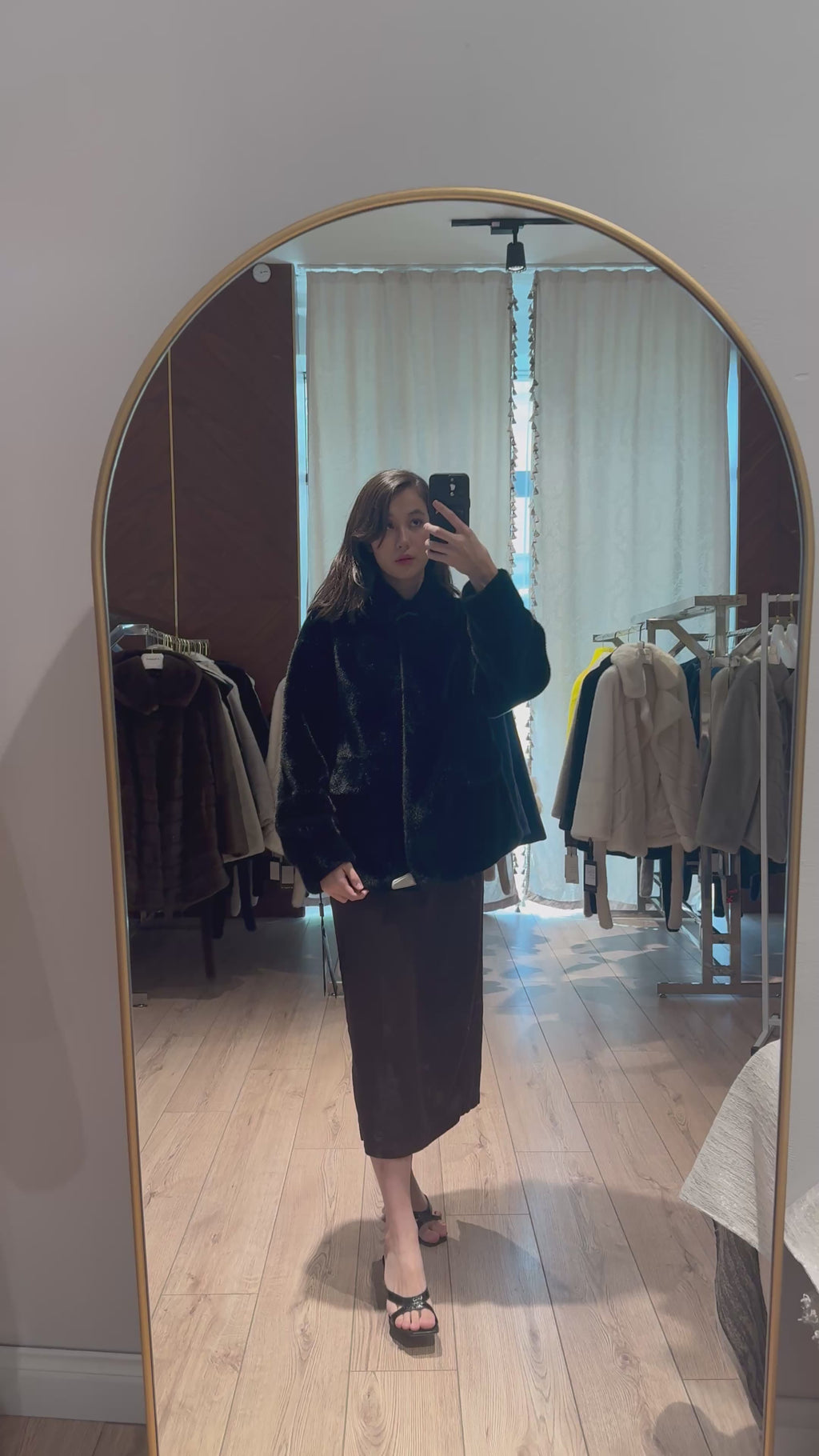 fur coat